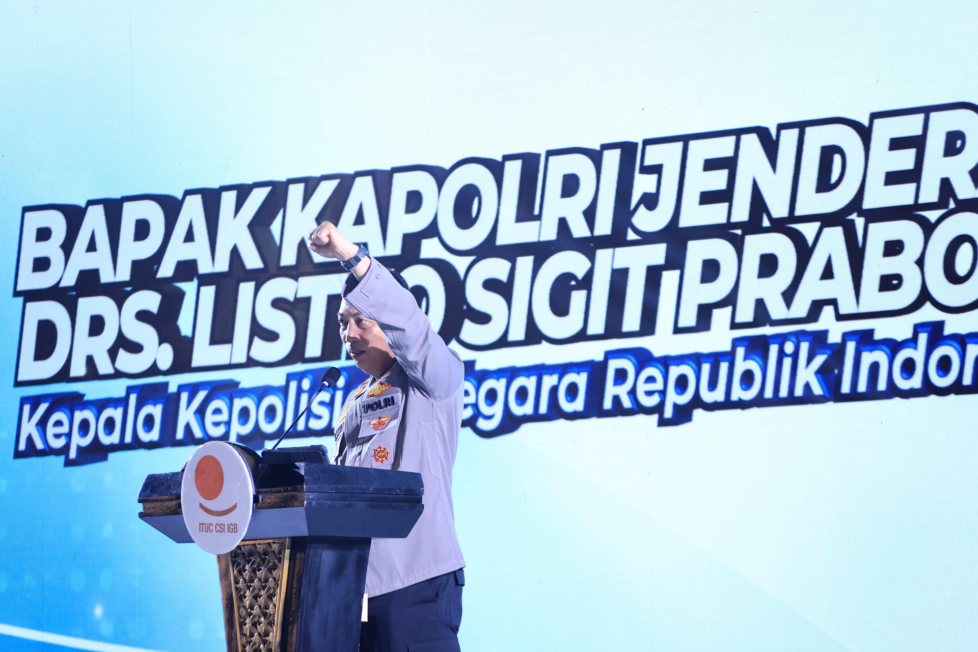 Penghargaan ITUC Kepada Kapolri Jadi Sejarah Baru Penghargaan ITUC Kepada Kapolri Jadi Sejarah Baru
