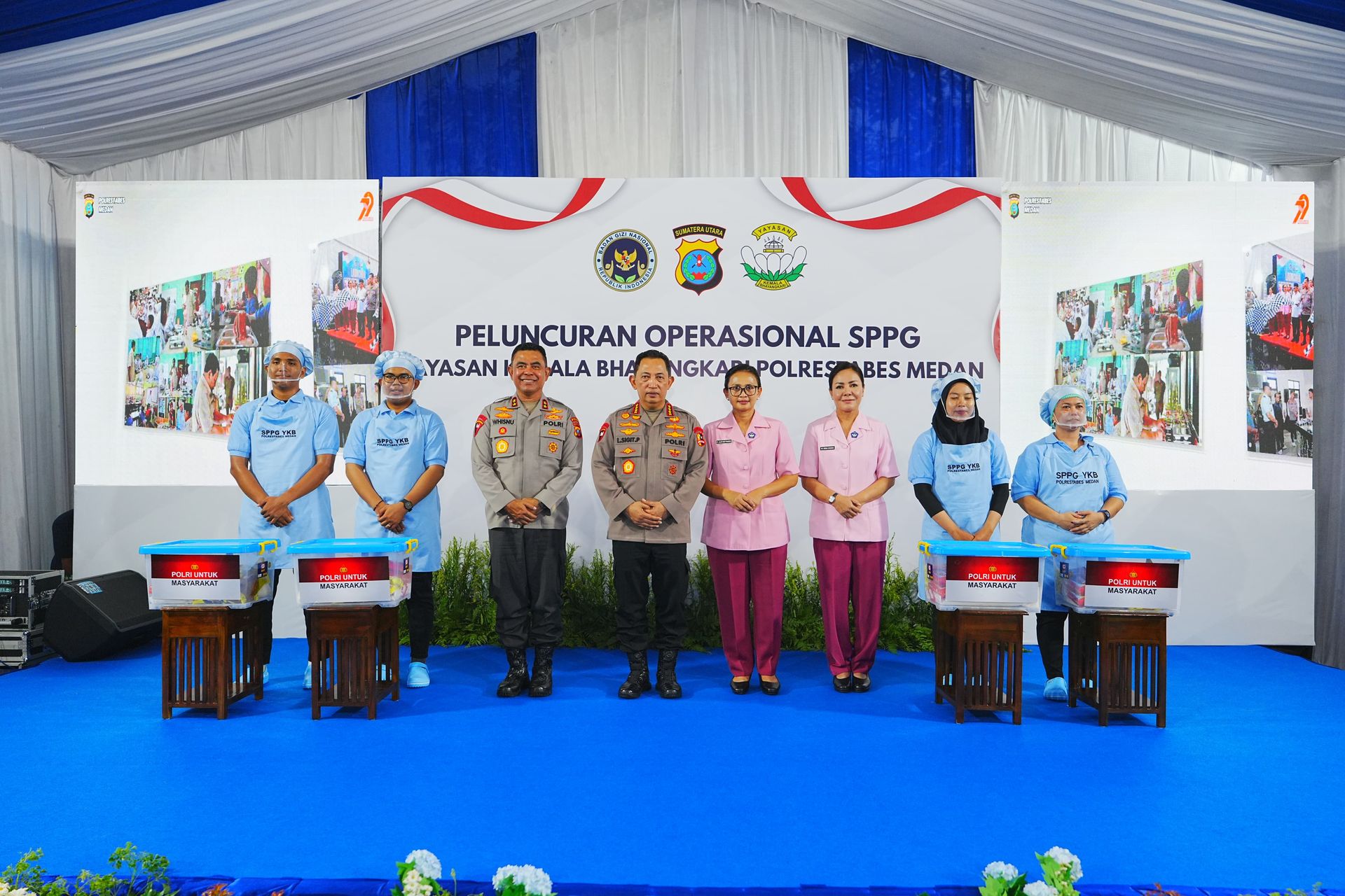 Kapolri Tinjau Pelaksanaan SPPG Polrestabes Medan, Pastikan Kapolri Tinjau Pelaksanaan SPPG Polrestabes Medan, Pastikan