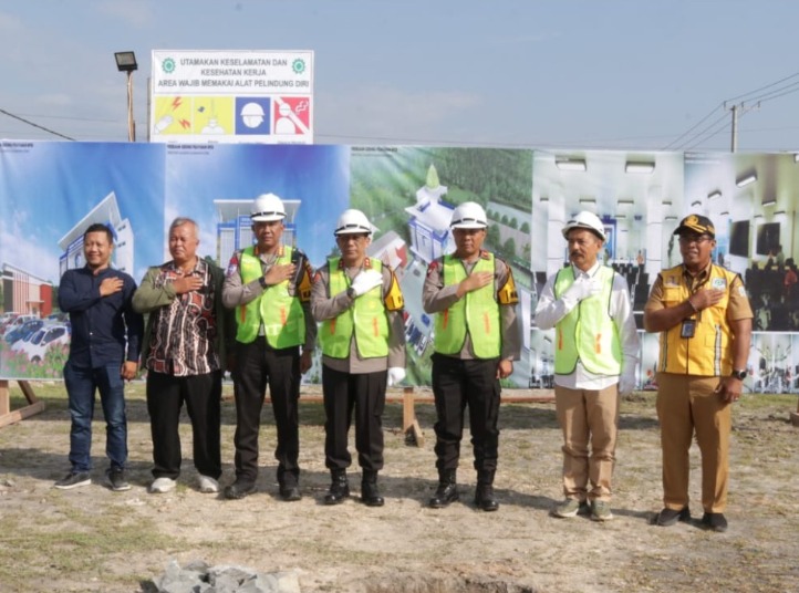 Kapolda Kaltara Ground Breaking Pembangunan Gedung BPKB Ditl Kapolda Kaltara Ground Breaking Pembangunan Gedung BPKB Ditl